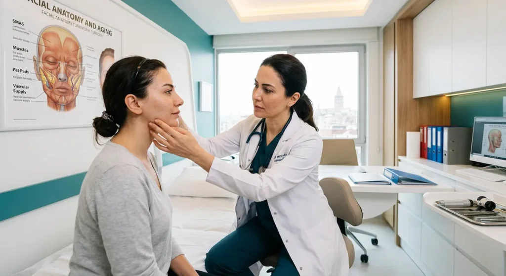 Facial aesthetic surgery consultation in Turkey